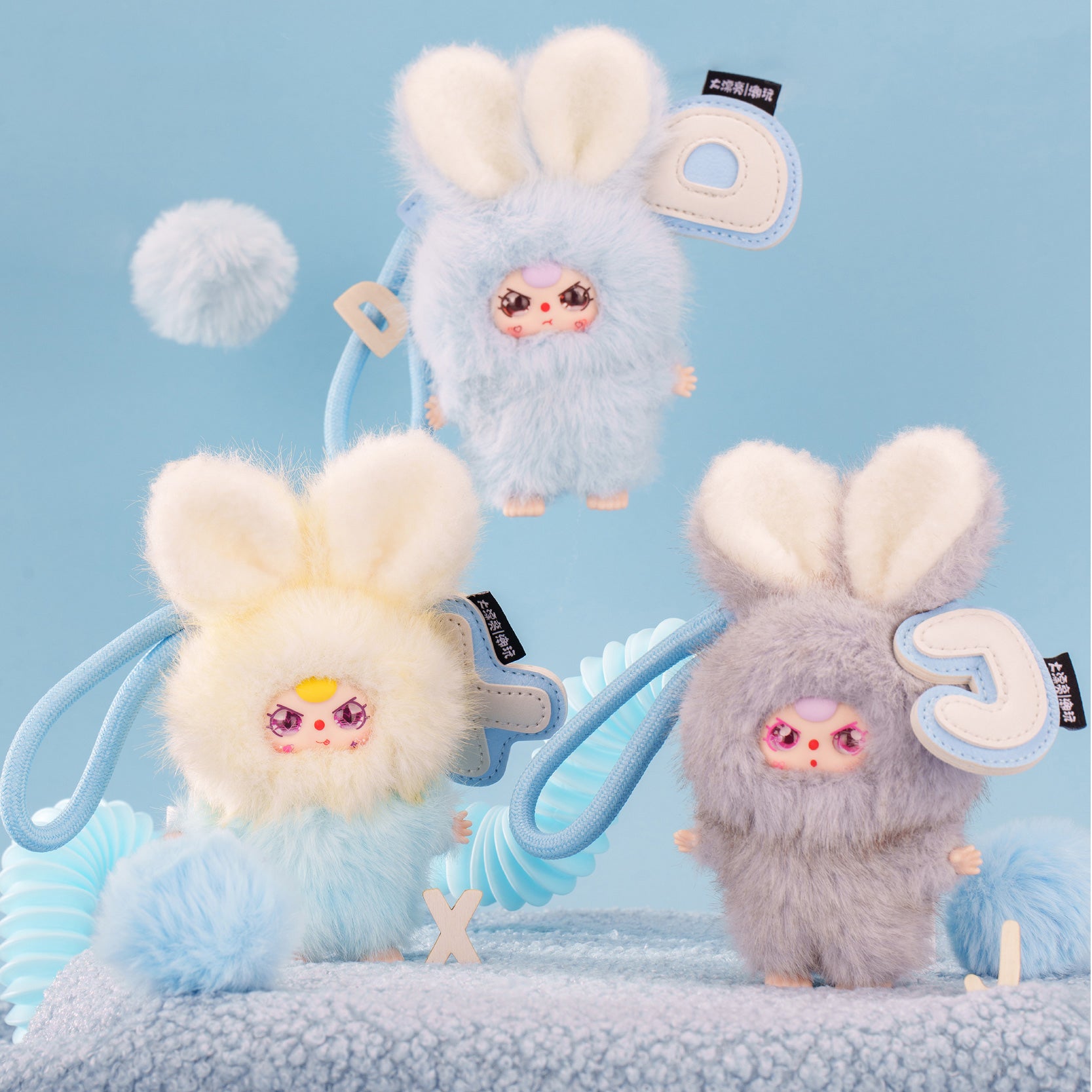 Baby Three Super Mini Bunny Series Plush Dolls – Hahatoys