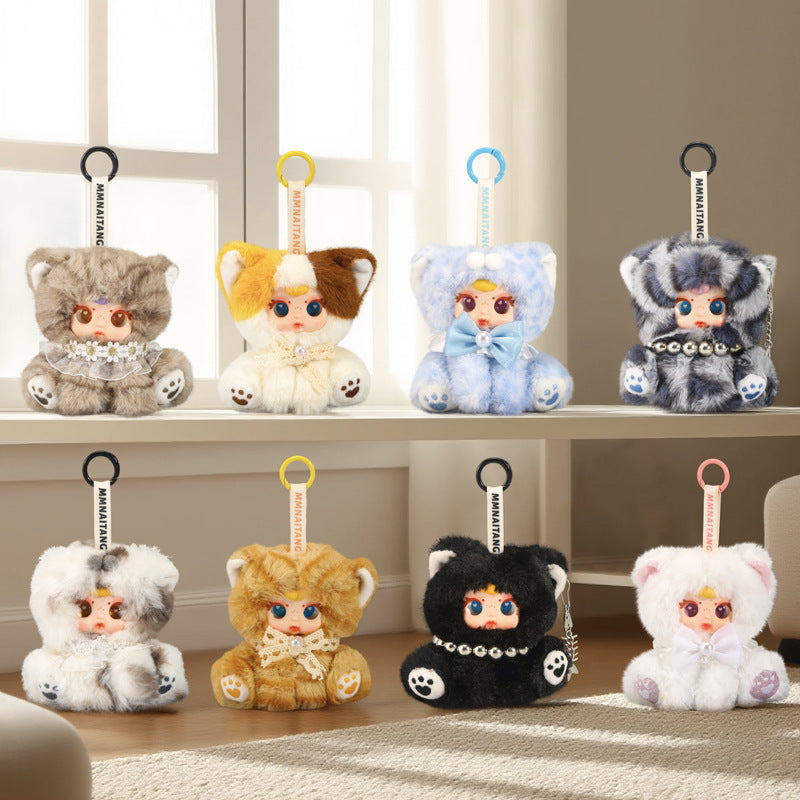 MM Milk Candy Naughty Cat Series Plush Pendant Dolls