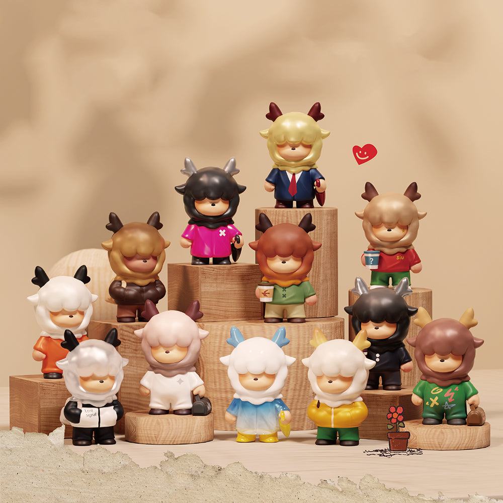 メルール　MELUR THE HAPPY MELUR TOWN BOXセット Traveler Mellu Self-Carry Series Figures – Hahatoys