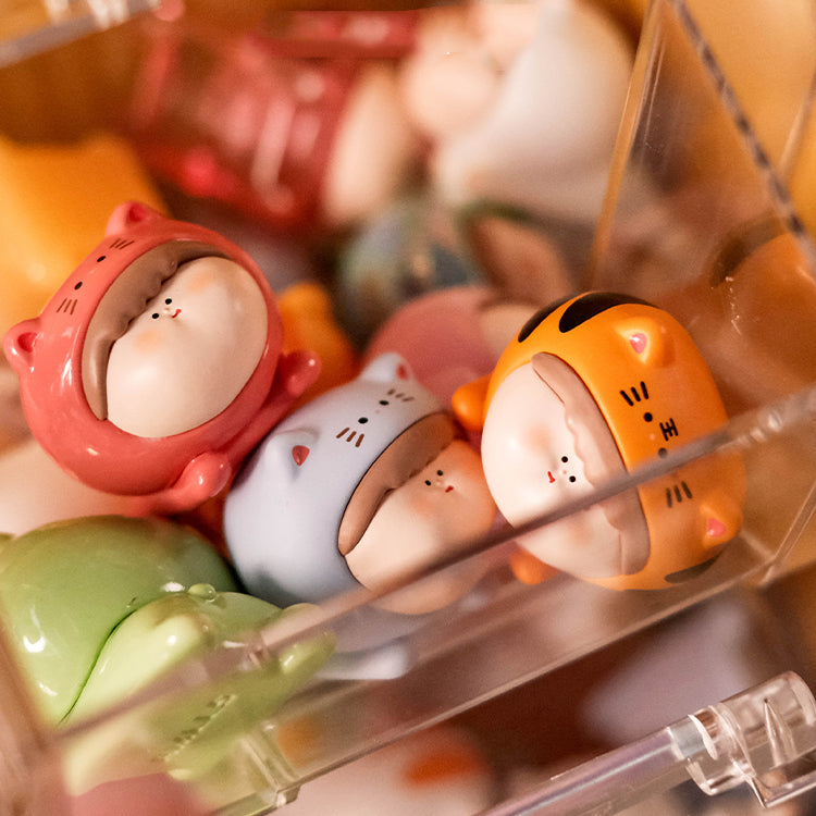 Amlls Cute Papacat Mini Beans Series Dolls