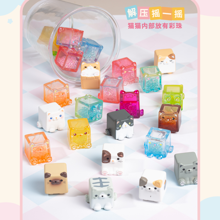 SQUARE.CAT Mini Beans Series Dolls
