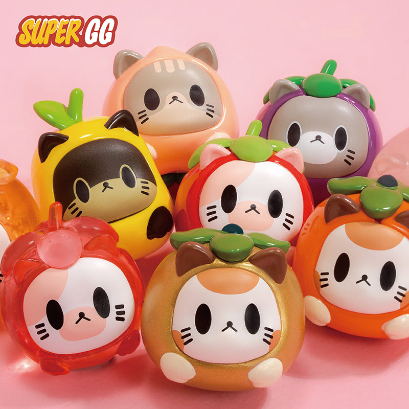 Dharma Fruit Cat Mini Beans Series Figures