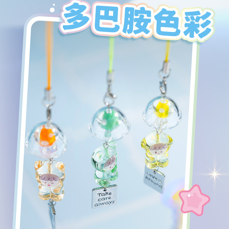 zZoton Gummy Bear Wishing Wind Chime Amulet Series Figures