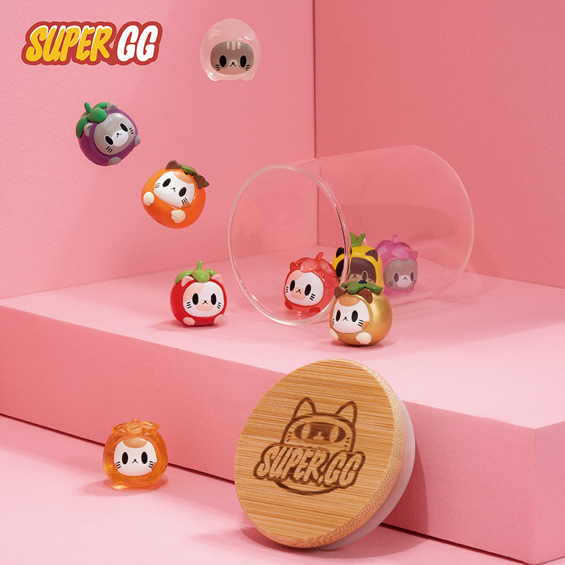 Dharma Fruit Cat Mini Beans Series Figures