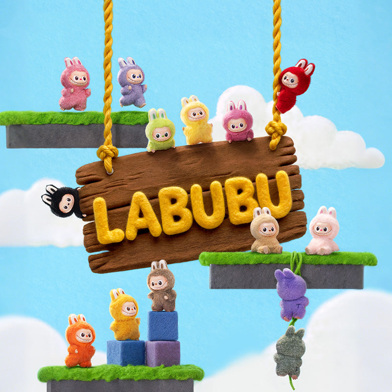 THE MONSTERS LABUBU Pin for Love Series Plush Pendant Dolls