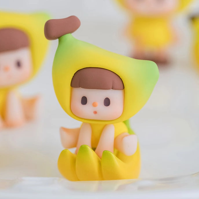Buer Banana Hi Friends Series Mini Beans Figures