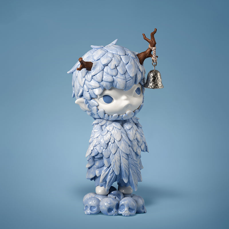 Hirono Ceramic Feather Figurine