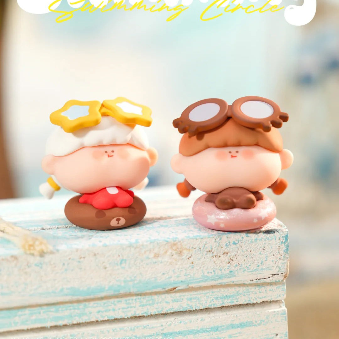 AMLLS Beach Swimming Ring Series Mini Beans Figures
