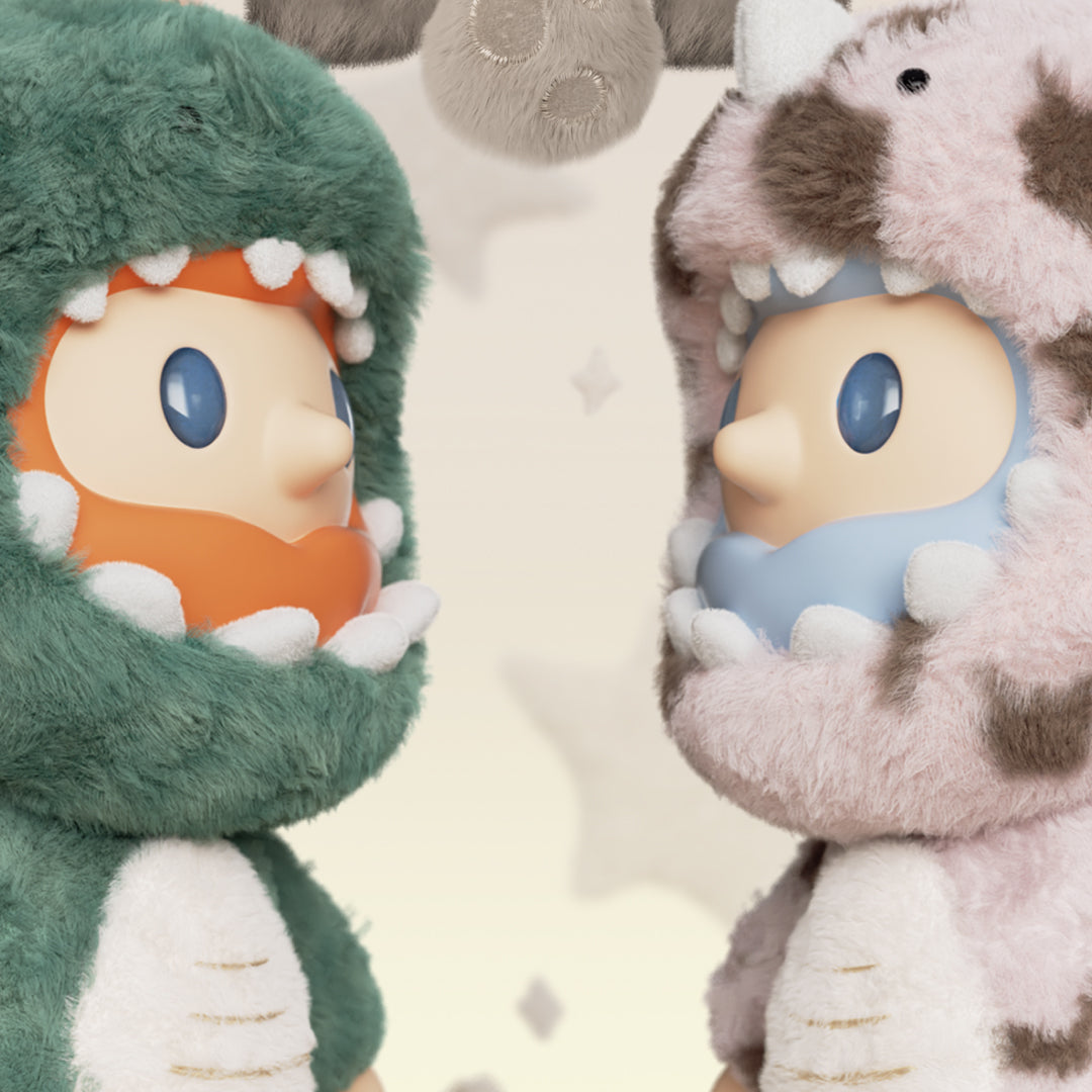 FARMER BOB Furry Dino BOB Plush Dolls