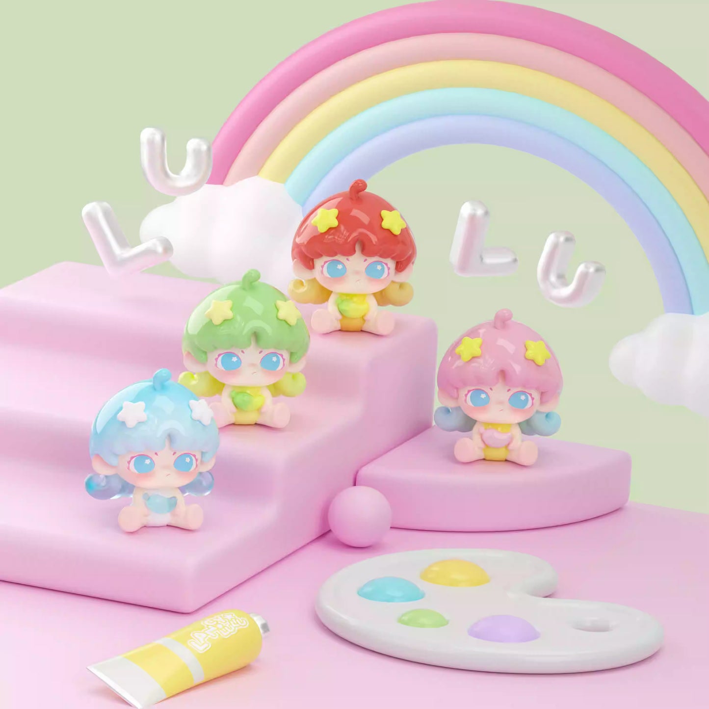 LANCY LULU Customize Colors Series Mini Figures