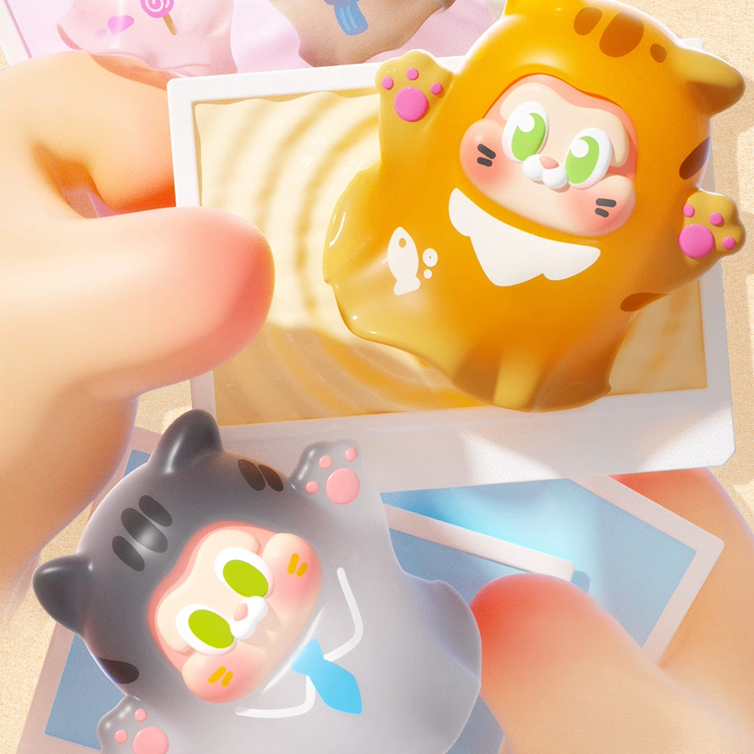 THE SLLO OH MY CAT Series Mini Beans Figures