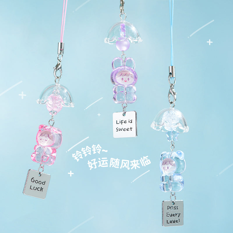 zZoton Gummy Bear Wishing Wind Chime Amulet Series Figures