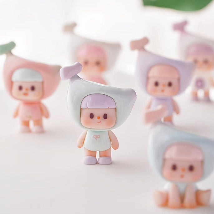 Buer Banana Hi Friends Series Mini Beans Figures