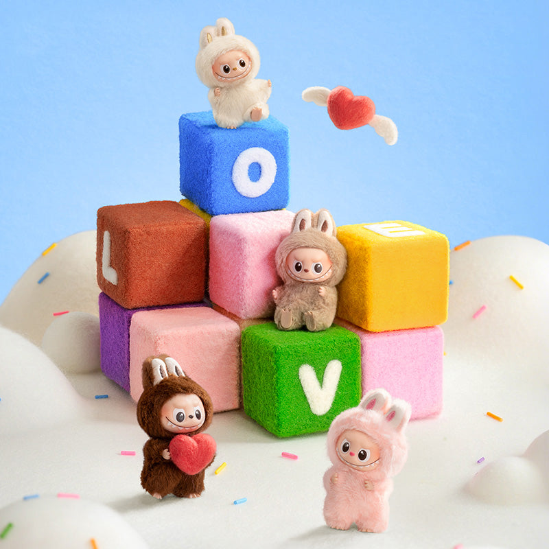 THE MONSTERS LABUBU Pin for Love Series Plush Pendant Dolls