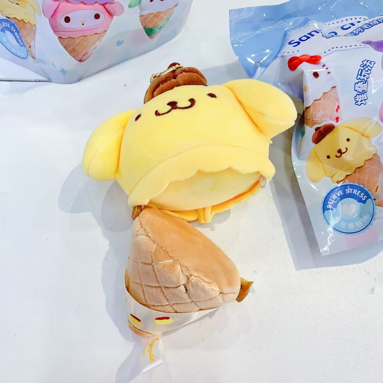 SRO Characters Ice Cream Cone Series Plush Decompression Slow Rebound Dolls