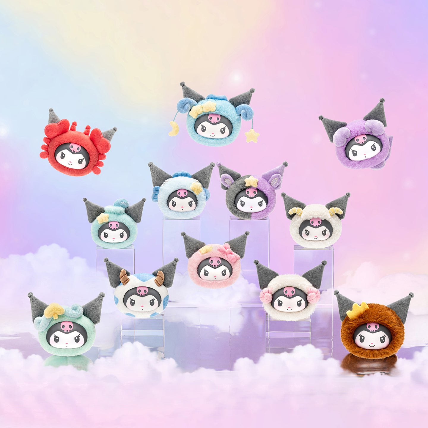 KUROMI Zodiac Series Plush Pendant Dolls