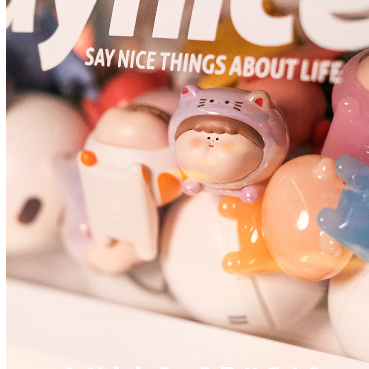 Amlls Cute Papacat Mini Beans Series Dolls