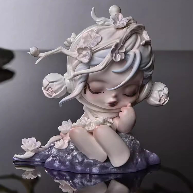 SKULLPANDA The Ink Plum Blossom Series PVC Figures