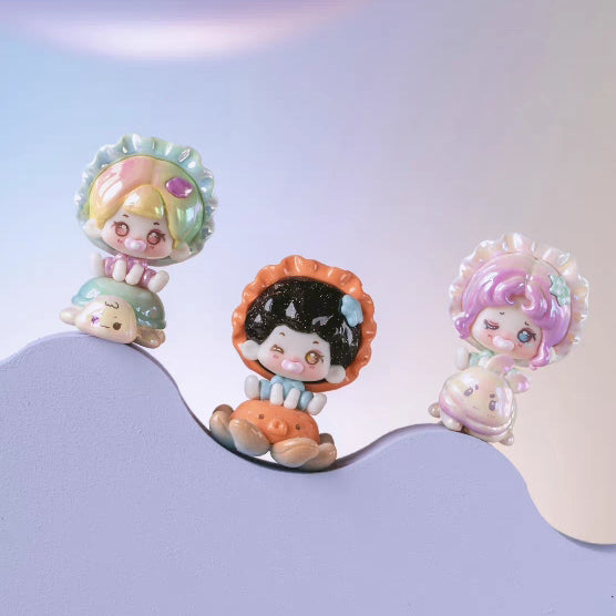 Mikuku Colorful Bubble Hall Particle Series Mini Beans Figures