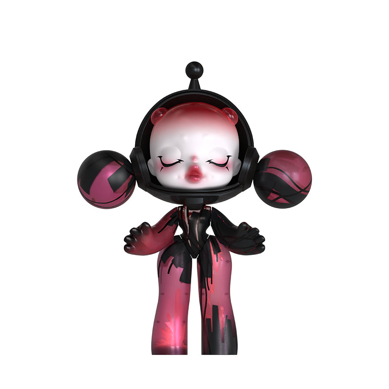 MEGA α SKULLPANDA 400% Red Crystal Figure