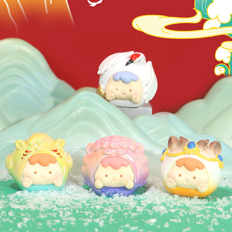 ZAIZAI Dream Into Dunhuang Granule Mini Beans Series Figures