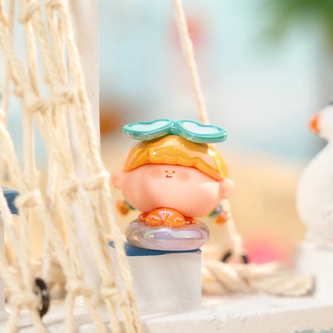 AMLLS Beach Swimming Ring Series Mini Beans Figures