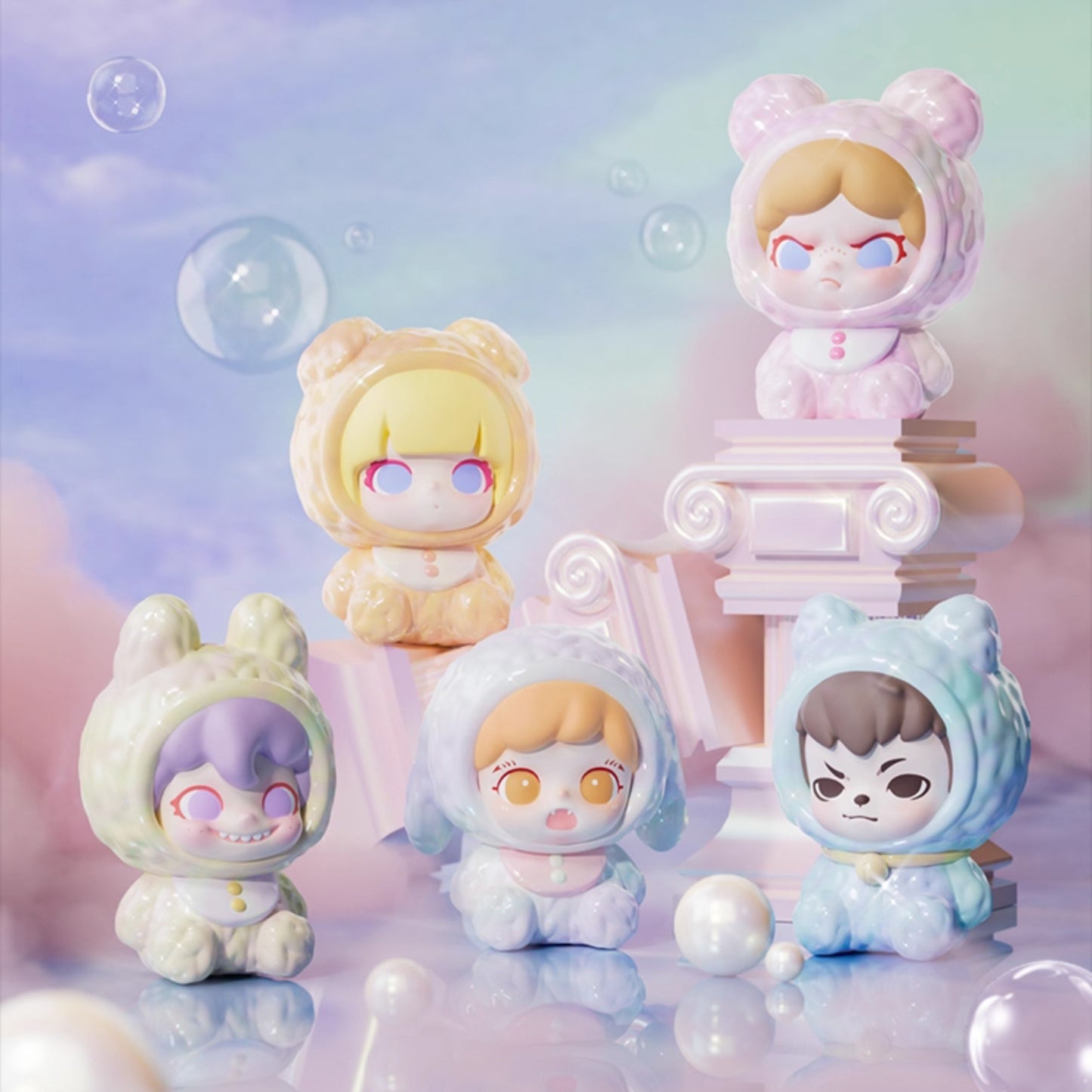 TNTSPACE Tiny Cutie Series Mini Beans Figures