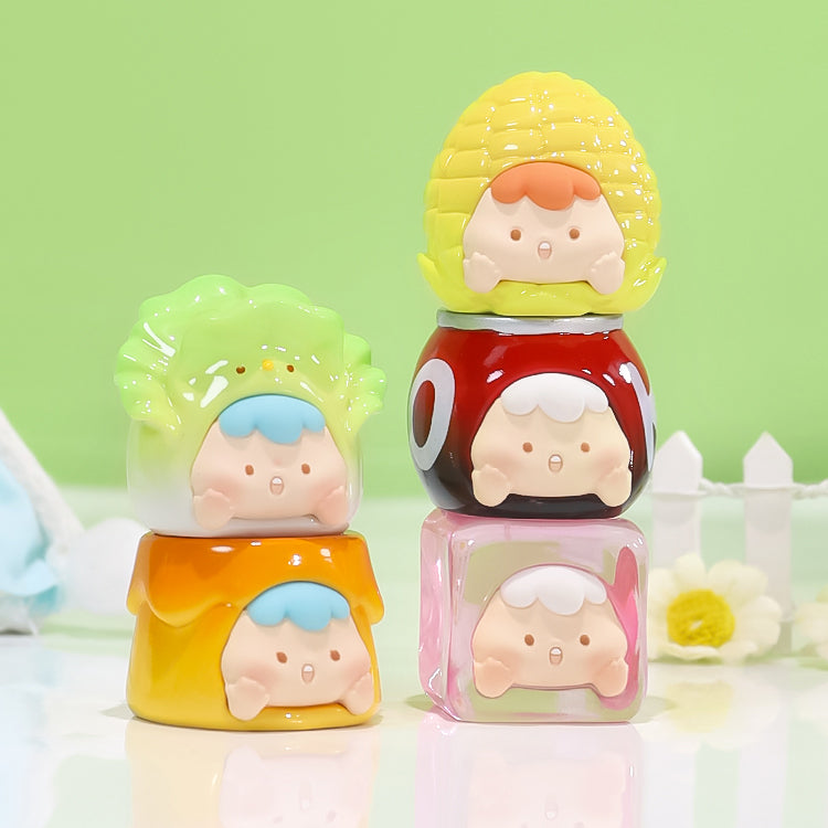 ZAIZAI-FOOD Greedy Baby Cute Grain Mini Beans Series Dolls