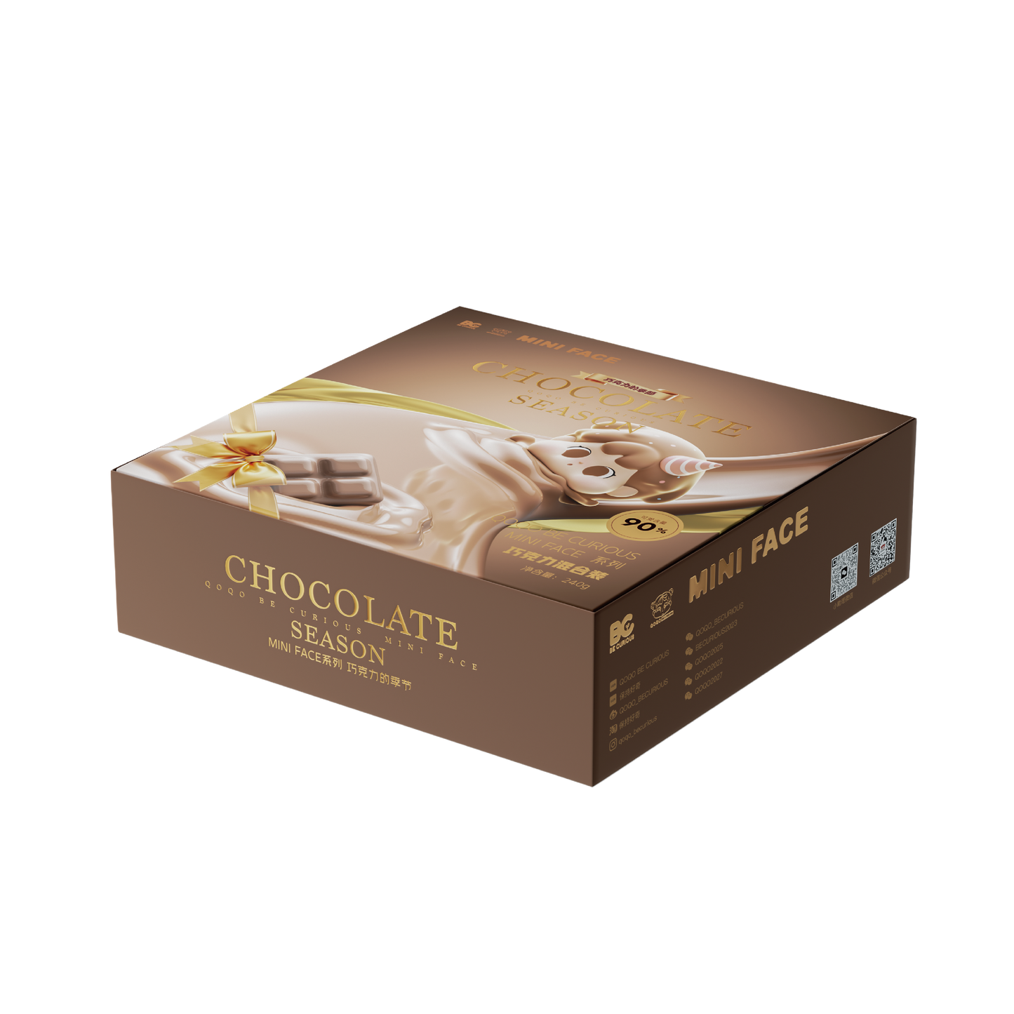 QOQO MINI FACE Chocolate Season Series Figures