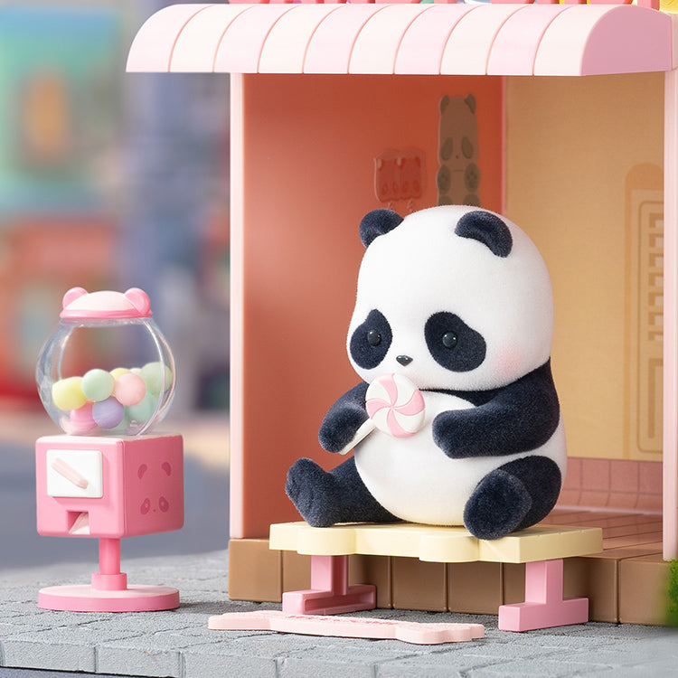 Panda Roll Shopping Street Series PVC Figures