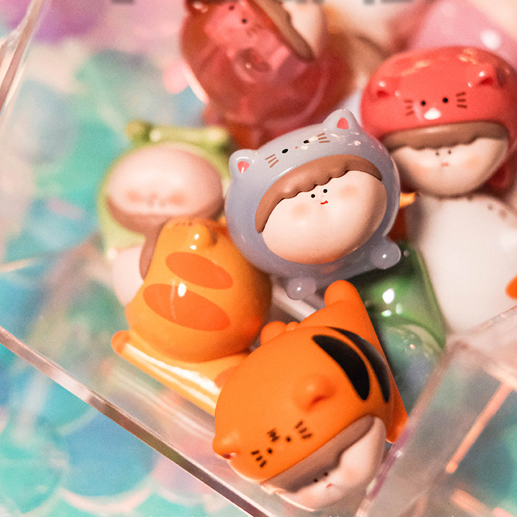 Amlls Cute Papacat Mini Beans Series Dolls