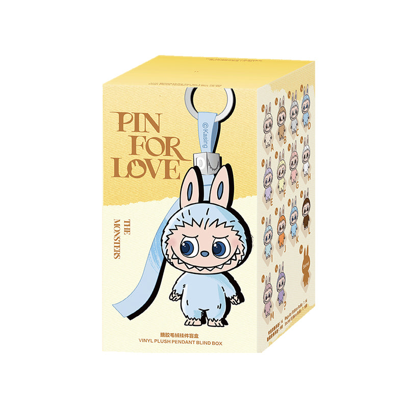 THE MONSTERS LABUBU Pin for Love Series Plush Pendant Dolls