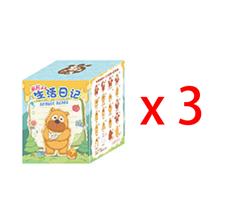 Boonie Bears Life Diary Series Mini Beans Figures
