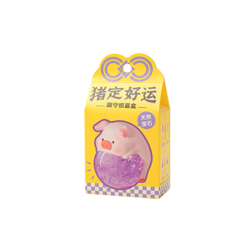 LuLu the Piggy Good Lucky Crystal Amulet Series Figures