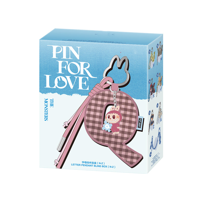 THE MONSTERS LABUBU Pin for Love Series - Letter Pendant Toys