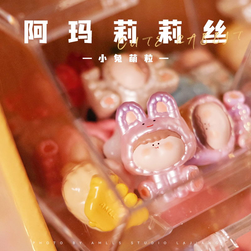 Amlls Cute Rabbit Mini Beans Series Dolls