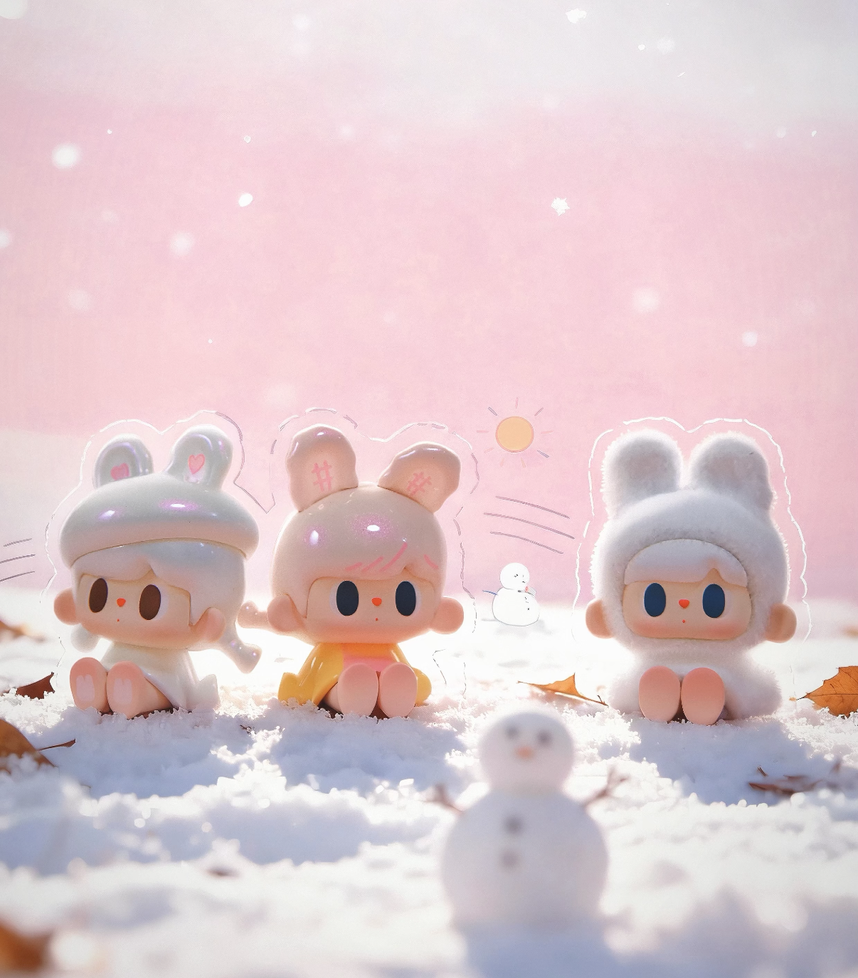 TUTU BEAR A Gentle Breeze Series Mini Bean Figures