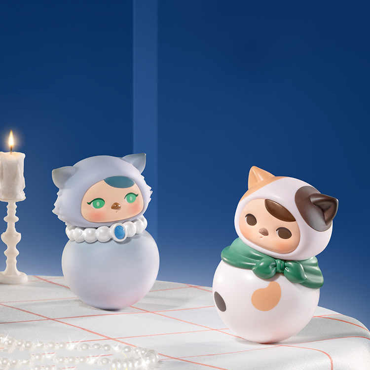 PUCKY Roly-Poly Kitty Series PVC Figures