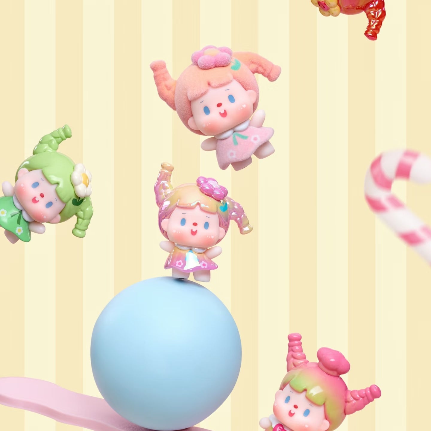 BUBBLE Beans–Ponytail Series Mini Bean