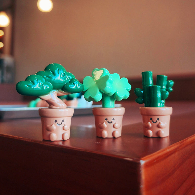 Meichai Mini Beans Potted Plant Series Figures