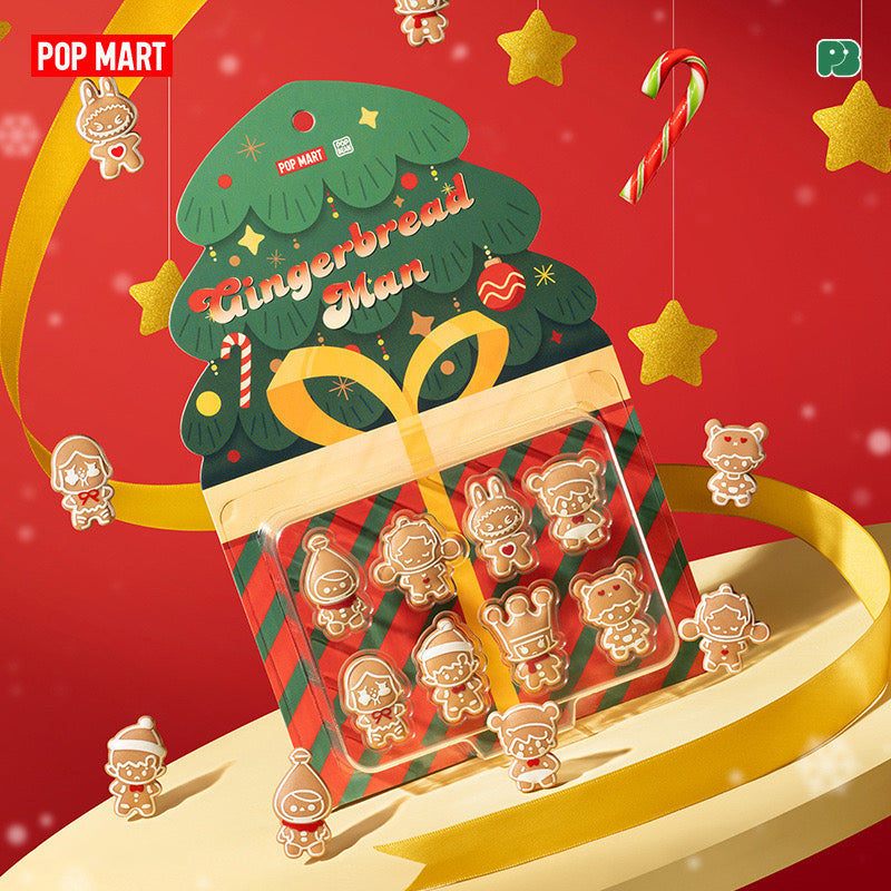 POP BEAN Gingerbread Man Set Series PVC Figures