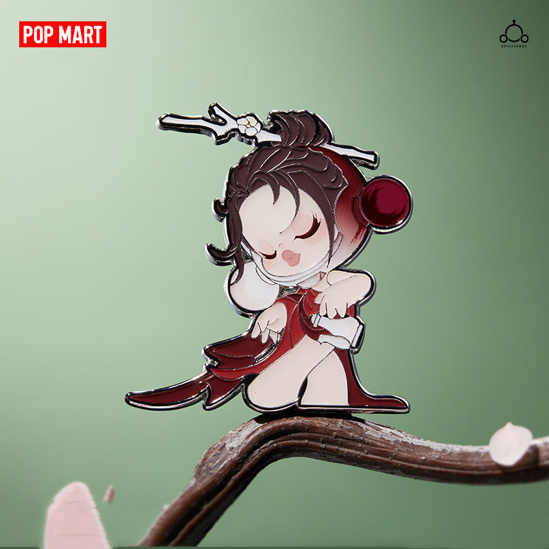 SKULLPANDA The Ink Plum Blossom Series Badge Figures