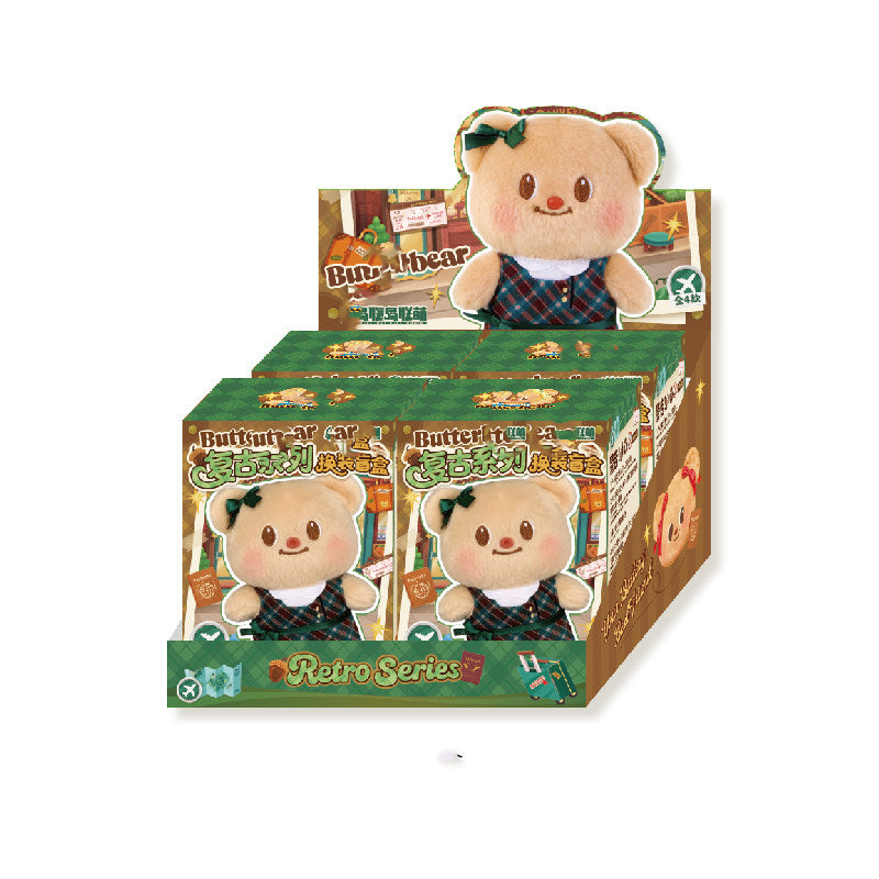 Butterbear Retro Series Dress-Up Plush Dolls