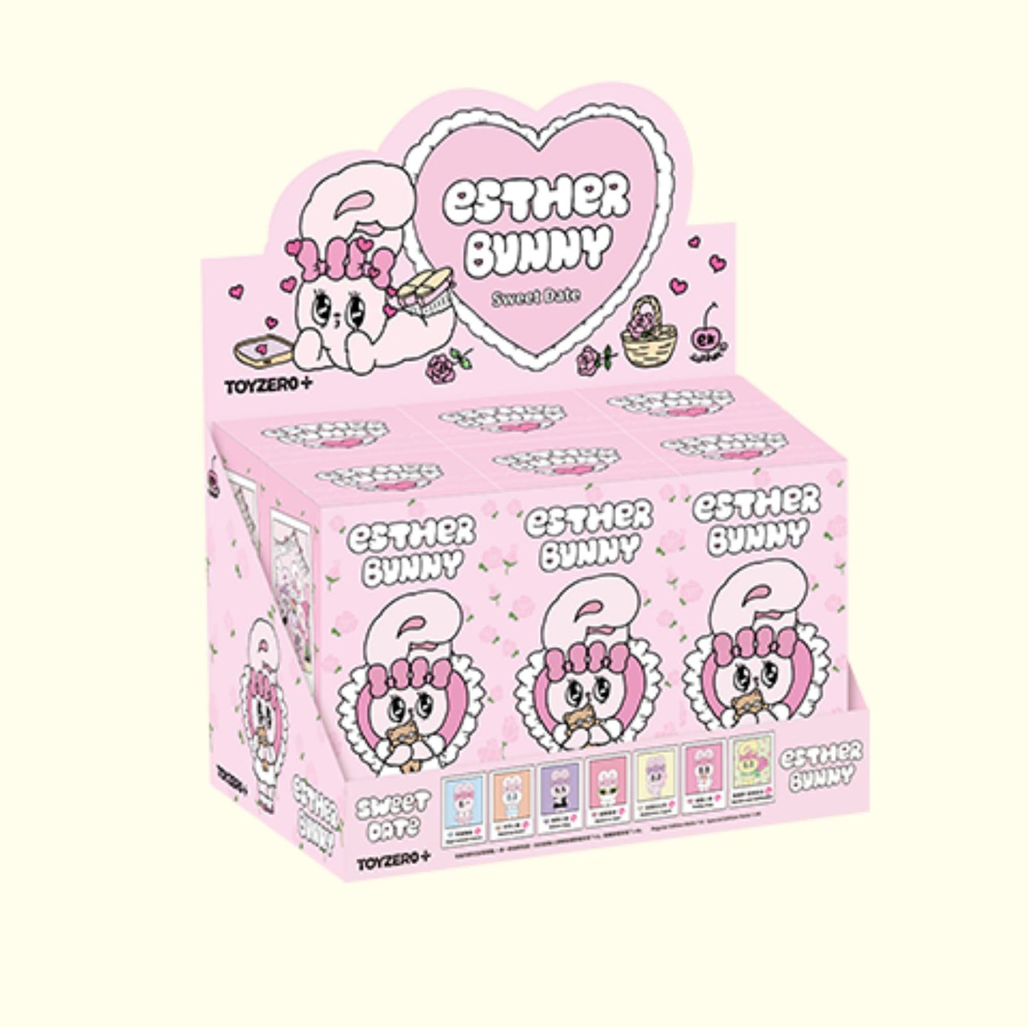 Esther Bunny Sweet Date Series Plush Pendant Dolls