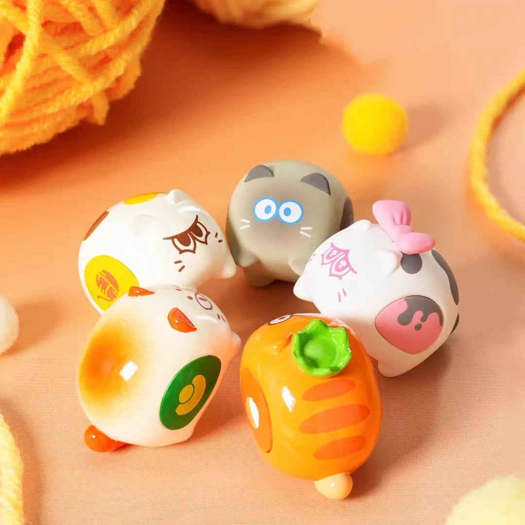 GO-Go Ding Ding Cat Cute Grain Series Mini Bean Figures