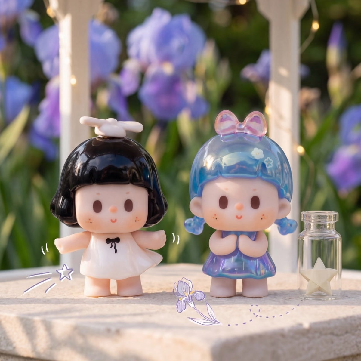 Buer Little Wishes Series Mini Bean Figures