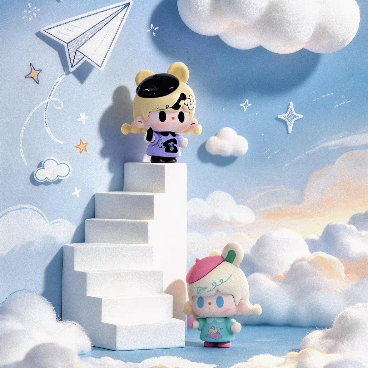 TUTU BEAR Little Me, Big Dreams Series Mini Bean Figures