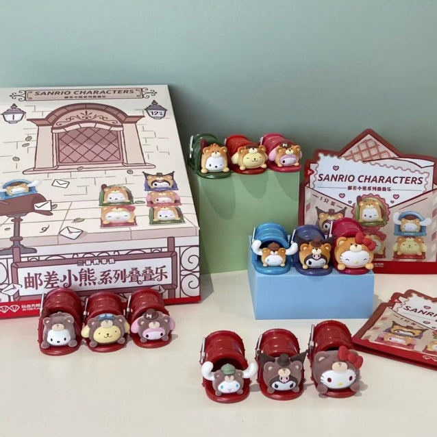 SRO Postman Bear Series Mini Beans Figures