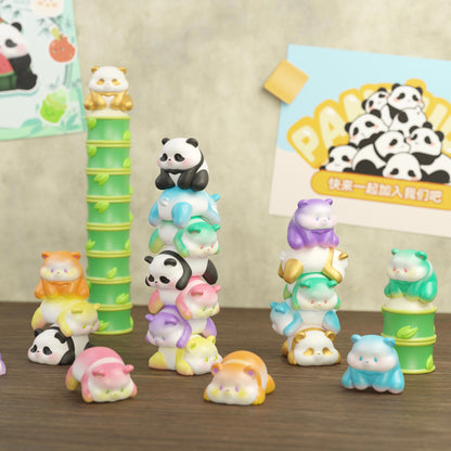 PANDUDU Magnetic Jenga Mini Beans Series Figures