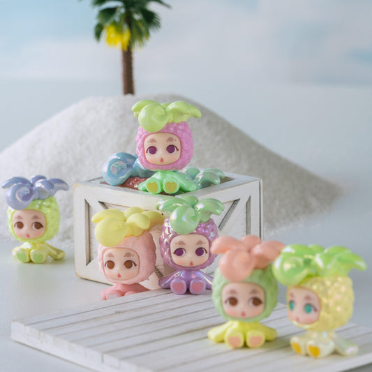 【BOGO】Aromua Boboluo Pineapple Mini Beans Series Figures